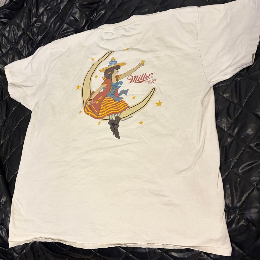MILLER HIGH LIFE GIRL IN THE MOON Shirt